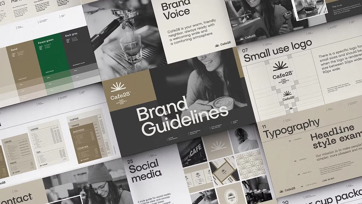 Coffee Shop Brand Guidelines Bundle by iStar Design for Adobe Illustrator and Photoshop. Coffee Shop Brand Guidelines Bundle by iStar Design for Adobe Illustrator and Photoshop.