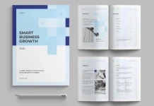 This Corporate Brochure InDesign Template Handles US Letter and A4 Without Compromise Corporate Brochure InDesign Template for Company Profiles and Annual Reports in US Letter and A4.